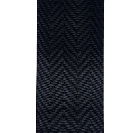 Veiligheidsgordelband / Autogordelband | 5-Baans geweven | Zwart | 48 mm