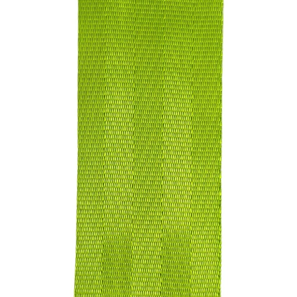 Veiligheidsgordelband / Autogordelband | 5-Baans geweven | Fluorescerend Groen | 48 mm
