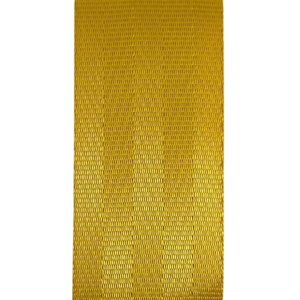 Veiligheidsgordelband / Autogordelband | 5-Baans geweven | Geel | 48 mm Veiligheidsgordelband / Autogordelband | 5-Baans geweven | Geel | 48 mm