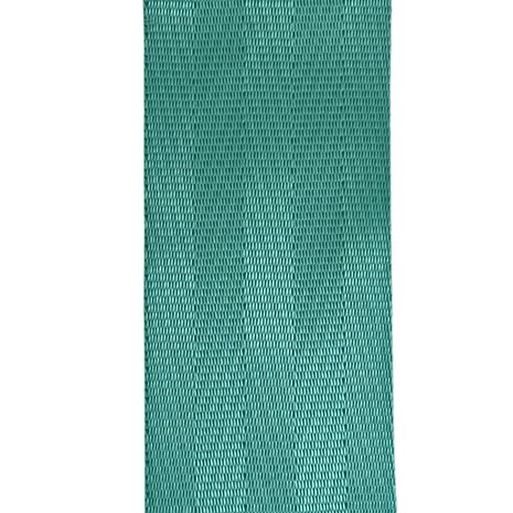 Veiligheidsgordelband / Autogordelband | 5-Baans geweven | Turquoise | 48 mm