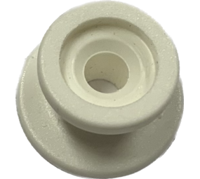 MH MH | Rondknop | Asymmetrisch | 25 x 20 x 14(H) mm | Wit | 10 stuks