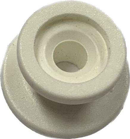 MH MH | Rondknop | Asymmetrisch | 25 x 20 x 14(H) mm | Wit