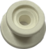 MH | Rondknop | Asymmetrisch | 25 x 20 x 14(H) mm | Wit
