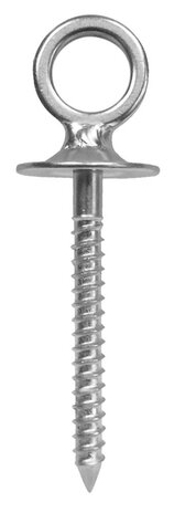 Marinetech | Oogschroef met flens | RVS | M8 x 83 mm | Oog diameter 16 mm Marinetech | Oogschroef met flens | RVS | M8 x 83 mm | Oog diameter 16 mm