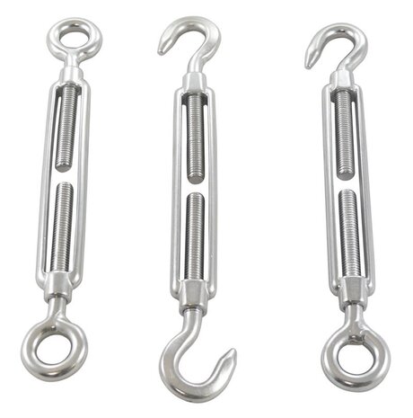 Marinetech Marinetech | Spanner | RVS | M6 | 145 - 210 mm | Haak - Oog