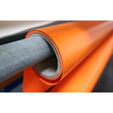 Serge Ferrari Ferrari | 5000 FR | Stamoid | Brandvertragend | PVC Doek | 620 gr/m2 | Breedte 260 cm | Kleur Oranje # 20013 Serge Ferrari Ferrari | 5000 FR | Stamoid | Brandvertragend | PVC Doek | 620 gr/m2 | Breedte 260 cm | Kleur Oranje # 20013