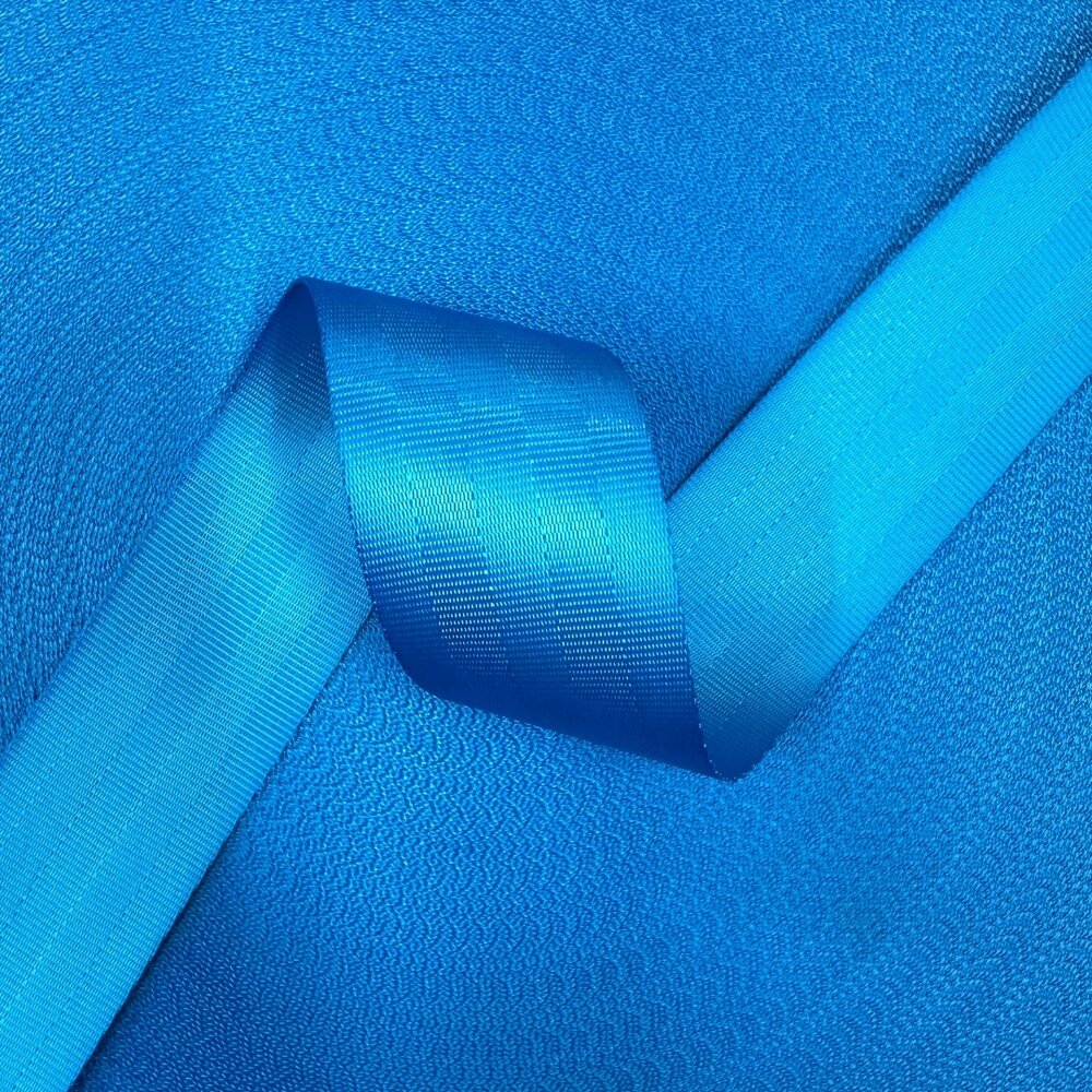 Veiligheidsgordelband / Autogordelband | 5-Baans geweven | Sky Blue | 48 mm