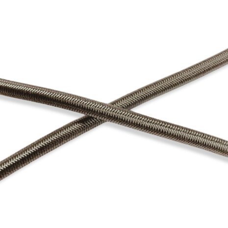 Shockcord / Elastiek | 6 mm | Grijs | Prijs per meter
