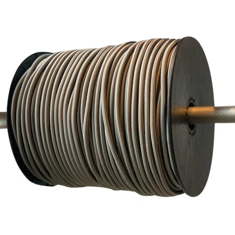 Shockcord / Elastiek | 6 mm | Grijs | Prijs per meter