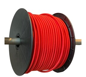 Shockcord / Elastiek | 6 mm | Rood | Haspel 100 meter Shockcord / Elastiek | 6 mm | Rood | Haspel 100 meter