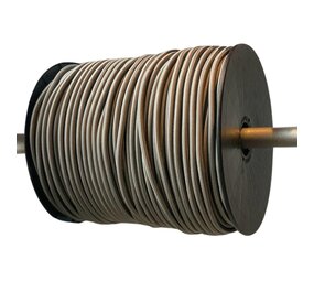 Shockcord / Elastiek | 6 mm | Grijs | Haspel 100 meter Shockcord / Elastiek | 6 mm | Grijs | Haspel 100 meter