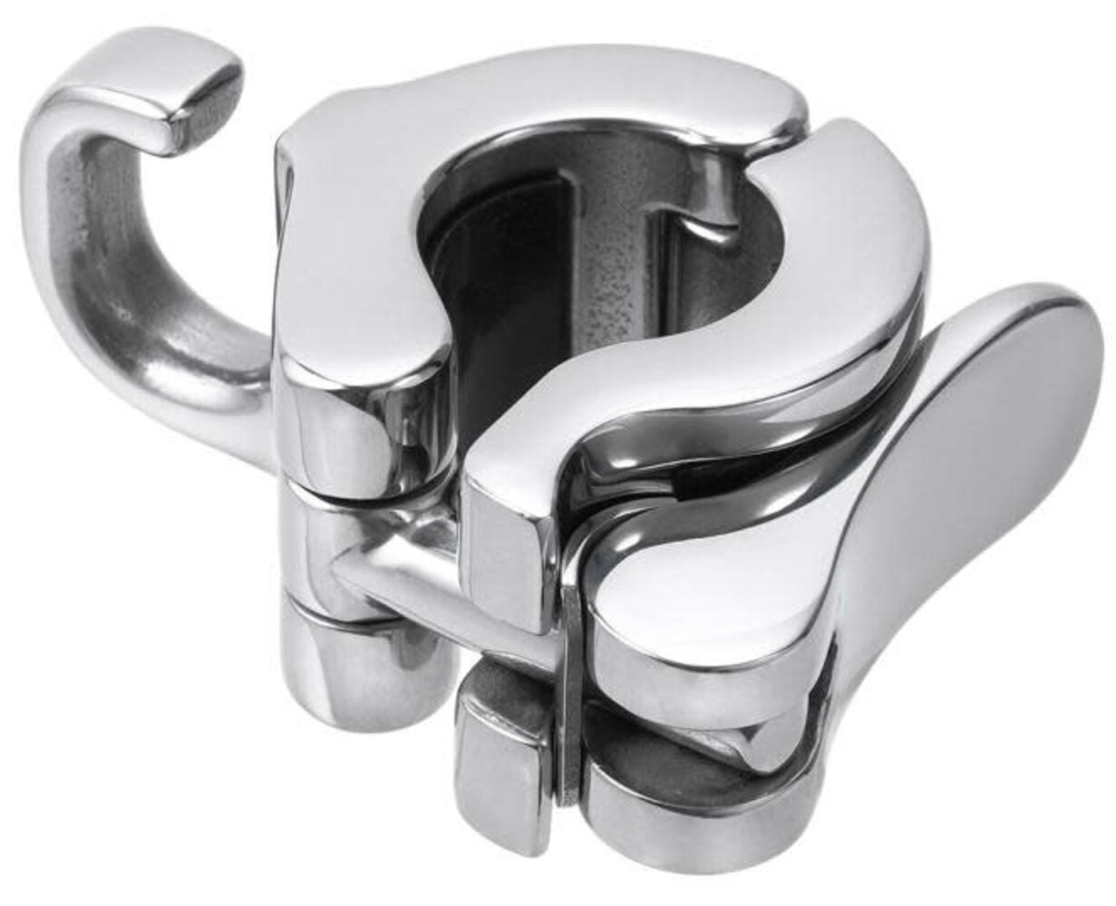 Marinetech Marinetech | Snel Span Haak voor Schaduwdoek met Mast Ø 19 mm | RVS