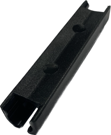Bainbridge | Midden invoerstuk rail profiel | Keder / Pees | Nylon | Zwart Bainbridge | Midden invoerstuk rail profiel | Keder / Pees | Nylon | Zwart