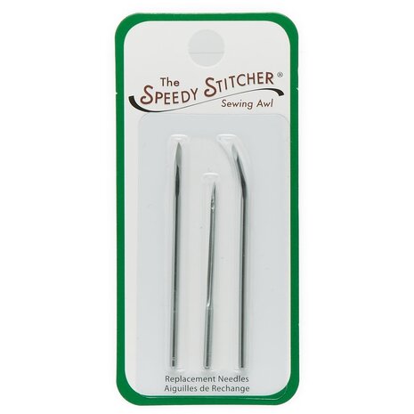 Speedy Stitcher Speedy Stitcher® | Set 3 naalden | # 135 | # 4S, #8S & #8C | Dunne, dikke & kromme naald Speedy Stitcher Speedy Stitcher® | Set 3 naalden | # 135 | # 4S, #8S & #8C | Dunne, dikke & kromme naald