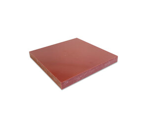 Stansblok | Nylon | Rood | 15 x 15 x 2,5 cm Stansblok | Nylon | Rood | 15 x 15 x 2,5 cm