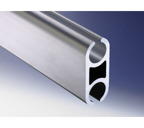 MH MH | Keder Railprofiel | Aluminium | Dubbel | 7,5 - 9 mm | Breedte 44 mm | Hoogte 17 mm | Lengte 2,3 meter MH MH | Keder Railprofiel | Aluminium | Dubbel | 7,5 - 9 mm | Breedte 44 mm | Hoogte 17 mm | Lengte 2,3 meter