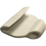 RiB Haak | Nylon | Wit | Breedte 40 mm | Hoogte 39 mm | Diameter Doorvoer 7 mm RiB Haak | Nylon | Wit | Breedte 40 mm | Hoogte 39 mm | Diameter Doorvoer 7 mm