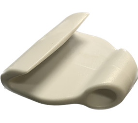 RiB Haak | Nylon | Wit | Breedte 40 mm | Hoogte 39 mm | Diameter Doorvoer 7 mm RiB Haak | Nylon | Wit | Breedte 40 mm | Hoogte 39 mm | Diameter Doorvoer 7 mm