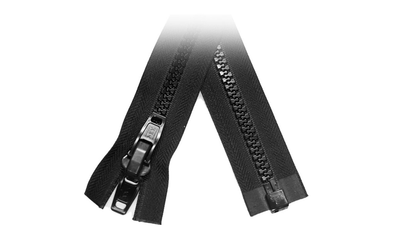 YKK YKK | Rits Bloktand | Deelbaar | 10mm | Zwart