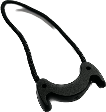 YKK YKK | Trekker / Puller voor rits runner | Enkel | Zwart