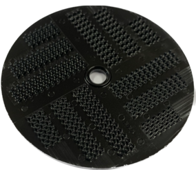 YKK YKK | Ontvanger voor Klittenband Lus | Nylon | Diameter: 45 mm | Zwart