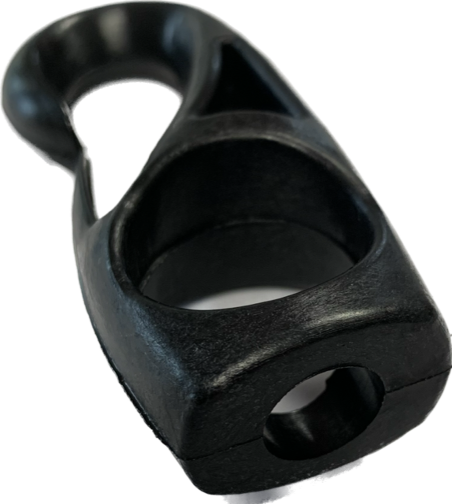 Musketonhaak | Nylon | Zwart | 10 mm | 10 stuks Musketonhaak | Nylon | Zwart | 10 mm | 10 stuks