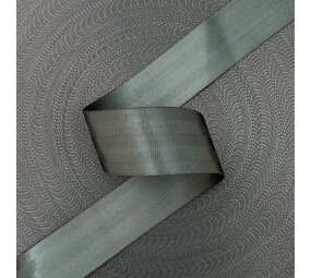 Veiligheidsgordelband / Autogordelband | 5-Baans geweven | Zwartgroen | 48 mm