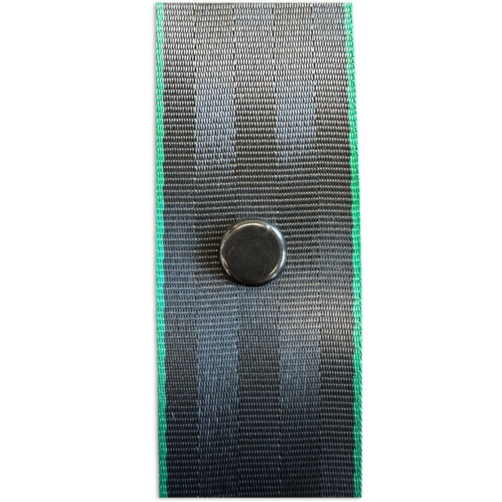 Gordelstopper - Zwart Glans - 10 stuks