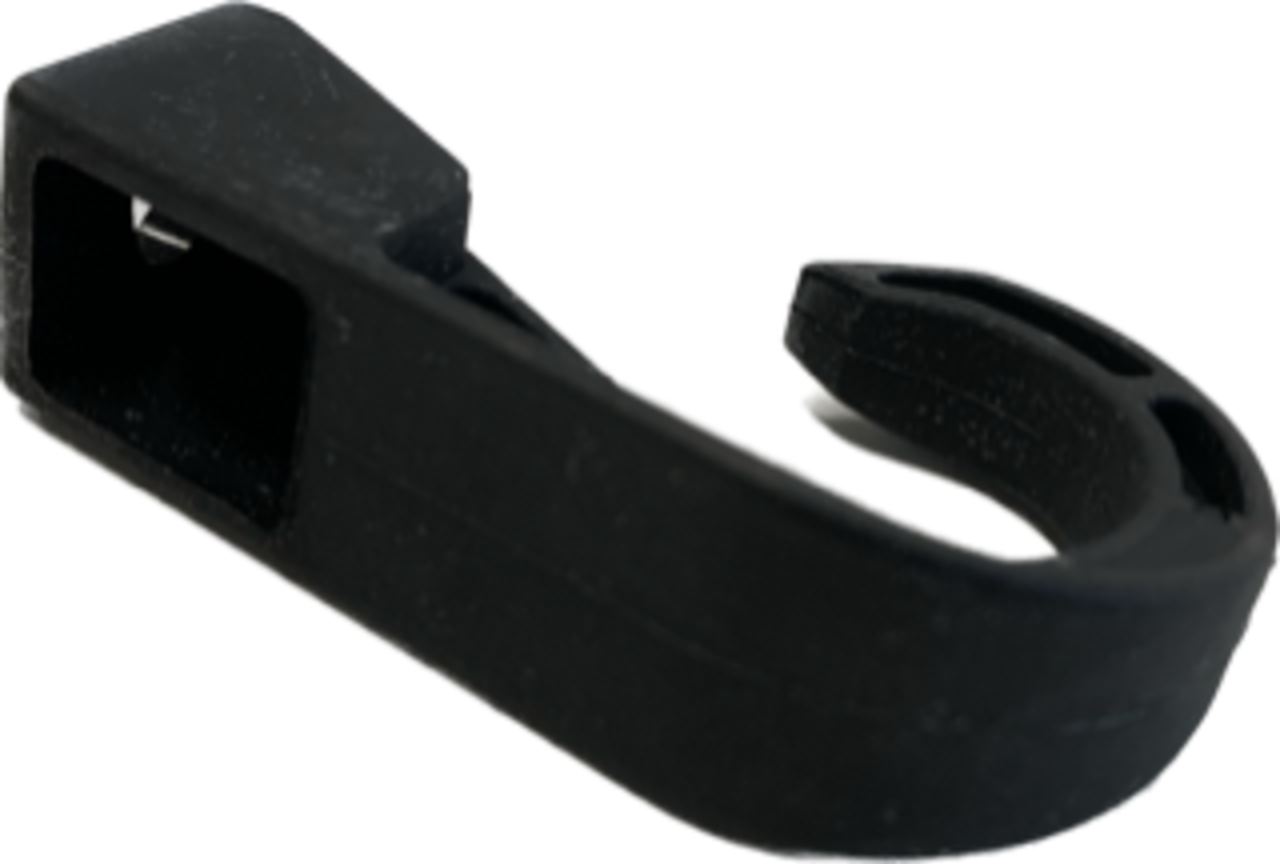 Musketonhaak | Nylon | Zwart | Open Haak | 8 mm