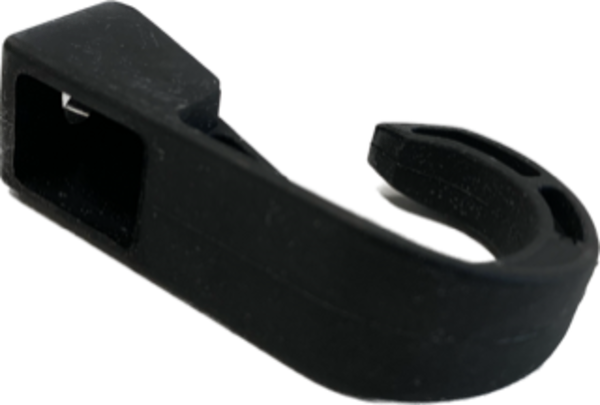 Musketonhaak | Nylon | Zwart | Open Haak | 8 mm