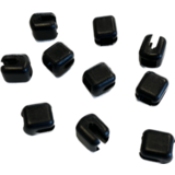 YKK YKK | Rits Bottom Stopper | 10V | voor 10 mm Bloktandrits | Zwart | 10 stuks YKK YKK | Rits Bottom Stopper | 10V | voor 10 mm Bloktandrits | Zwart | 10 stuks