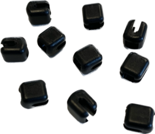 YKK YKK | Rits Bottom Stopper | 10V | voor 10 mm Bloktandrits | Zwart | 10 stuks