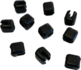 YKK | Rits Bottom Stopper | 10V | voor 10 mm Bloktandrits | Zwart | 10 stuks YKK | Rits Bottom Stopper | 10V | voor 10 mm Bloktandrits | Zwart | 10 stuks