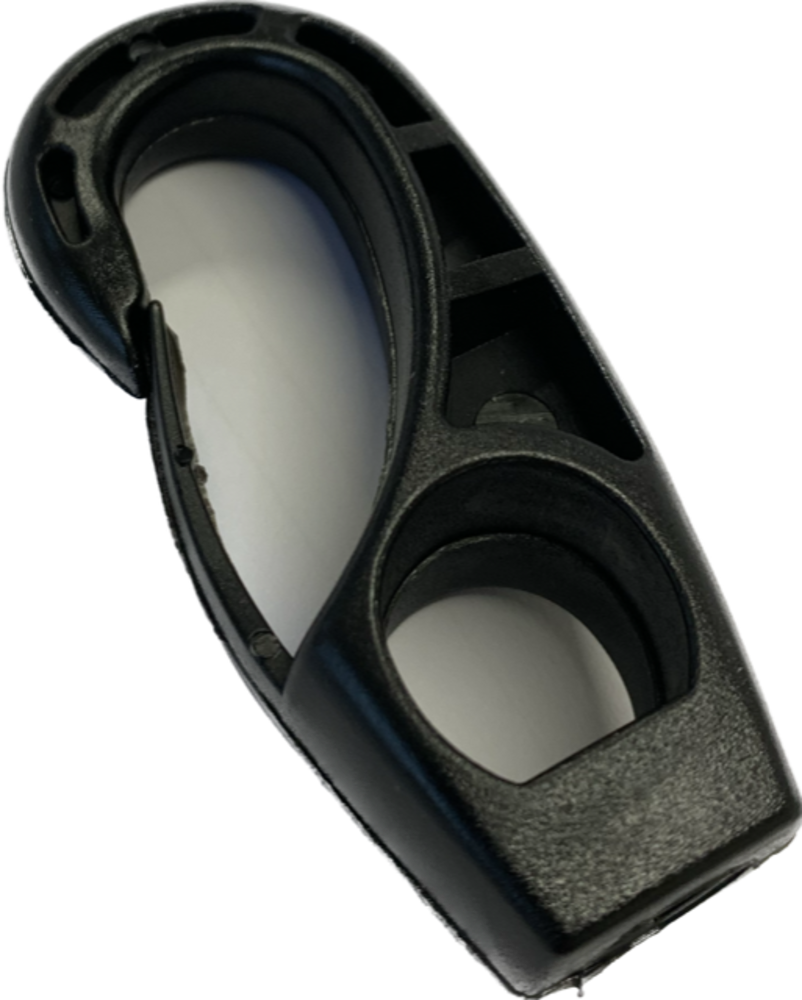 Musketonhaak | Nylon | Zwart | 8 mm