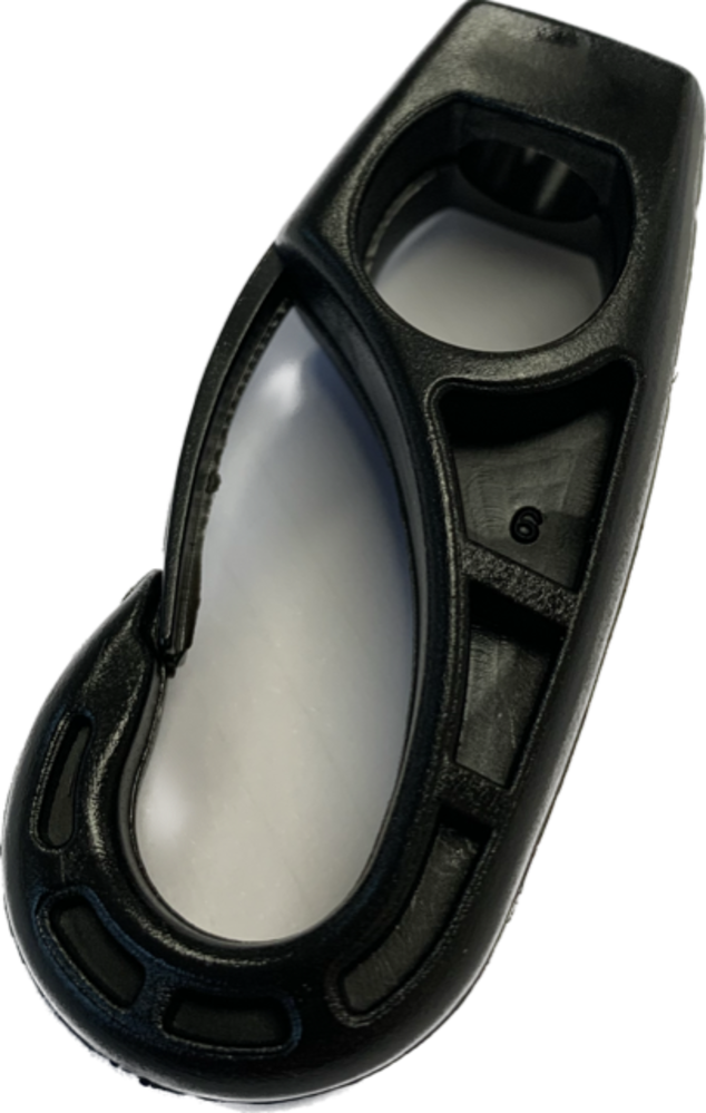 Musketonhaak | Nylon | Zwart | 8 mm