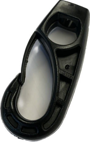 Musketonhaak | Nylon | Zwart | 8 mm