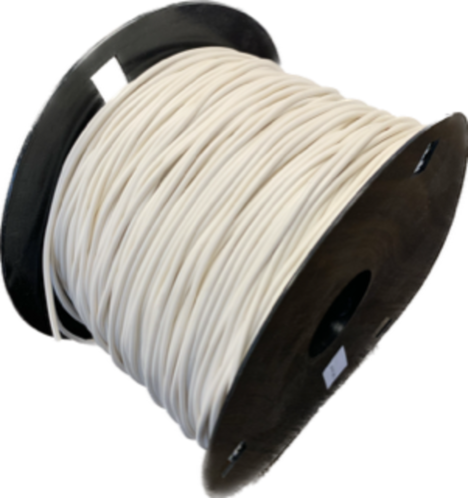 PE-Bieskoord | Met holle kern | Ø 4.0 mm | Wit | Per 10 meter