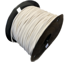 PE-Bieskoord | Met holle kern | Ø 4.0 mm | Wit | Per 10 meter