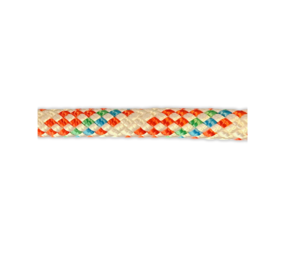 Seilflechter Seilflechter | Atlantik Plus | Touw / Schoot / Val | 12 mm | Wit met Rode merkdraad | Prijs per meter Seilflechter Seilflechter | Atlantik Plus | Touw / Schoot / Val | 12 mm | Wit met Rode merkdraad | Prijs per meter