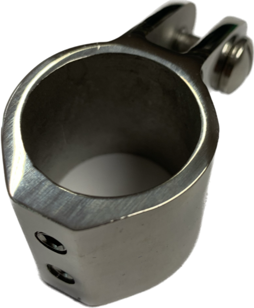 Middenstuk | voor buis | RVS | Versterkt | 2 Inbus | 22 mm