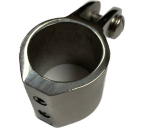 Middenstuk | voor buis | RVS | Versterkt | 2 Inbus | 22 mm