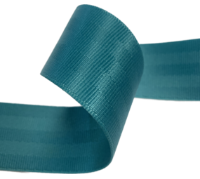 Veiligheidsgordelband / Autogordelband | Premium | 5-Baans geweven | Turquoise Blue | 47 mm
