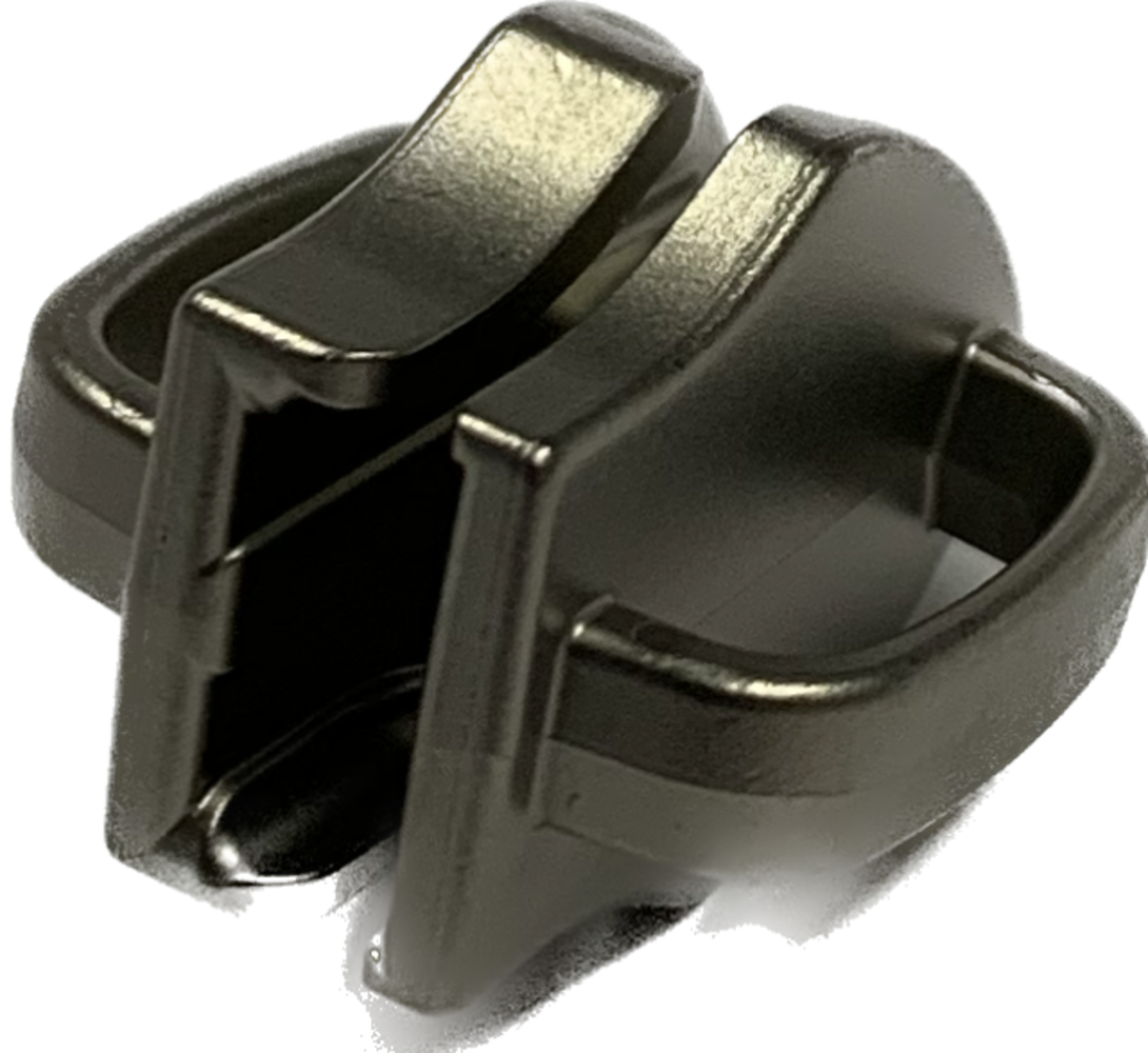 YKK YKK | Runner / Schuiver | 10C | voor 10 mm Spiraalrits | zonder grijpplaten | RVS YKK YKK | Runner / Schuiver | 10C | voor 10 mm Spiraalrits | zonder grijpplaten | RVS