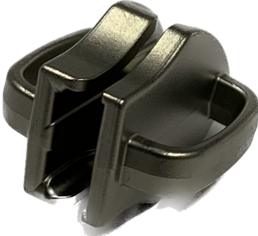 YKK YKK | Runner / Schuiver | 10C | voor 10 mm Spiraalrits | zonder grijpplaten | RVS YKK YKK | Runner / Schuiver | 10C | voor 10 mm Spiraalrits | zonder grijpplaten | RVS