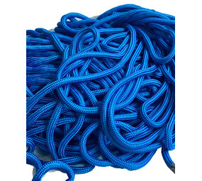 Loodkoord | Double Braid | Blauw | 8mm | 100 gr/m | Prijs per meter