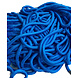 Loodkoord | Double Braid | Blauw | 8mm | 100 gr/m | Prijs per meter