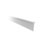 MH | Keder / Pees | Wit | Dubbele vlag | 8,5 x 30 mm | Haspel 150 meter