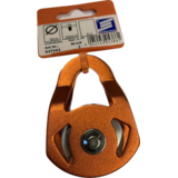 Seilflechter Nordwand® | Katrol | Aluminium | 1-Schijf | Oranje | 40 mm