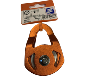 Seilflechter Nordwand® | Katrol | Aluminium | 1-Schijf | Oranje | 40 mm