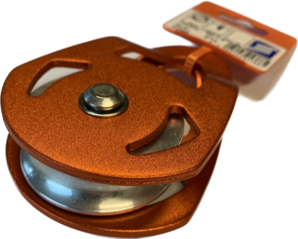 Seilflechter Nordwand® | Katrol | Aluminium | 1-Schijf | Oranje | 40 mm